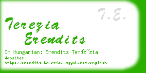 terezia erendits business card